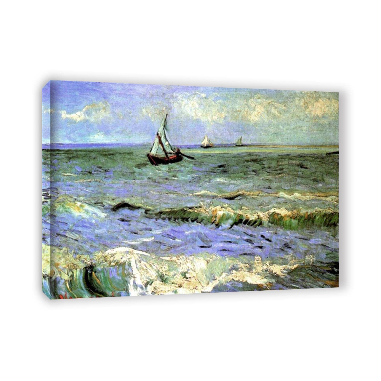 Amazon.co.jp: キャンバス上のヨットの写真。キャンバス上の有名な海の